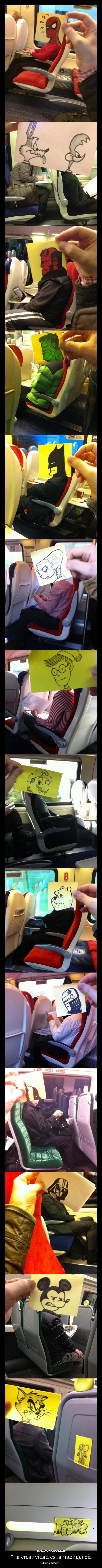 La creatividad es la inteligencia - divirtiéndose.