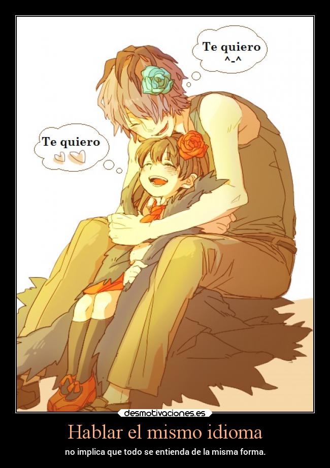 Hablar el mismo idioma - 