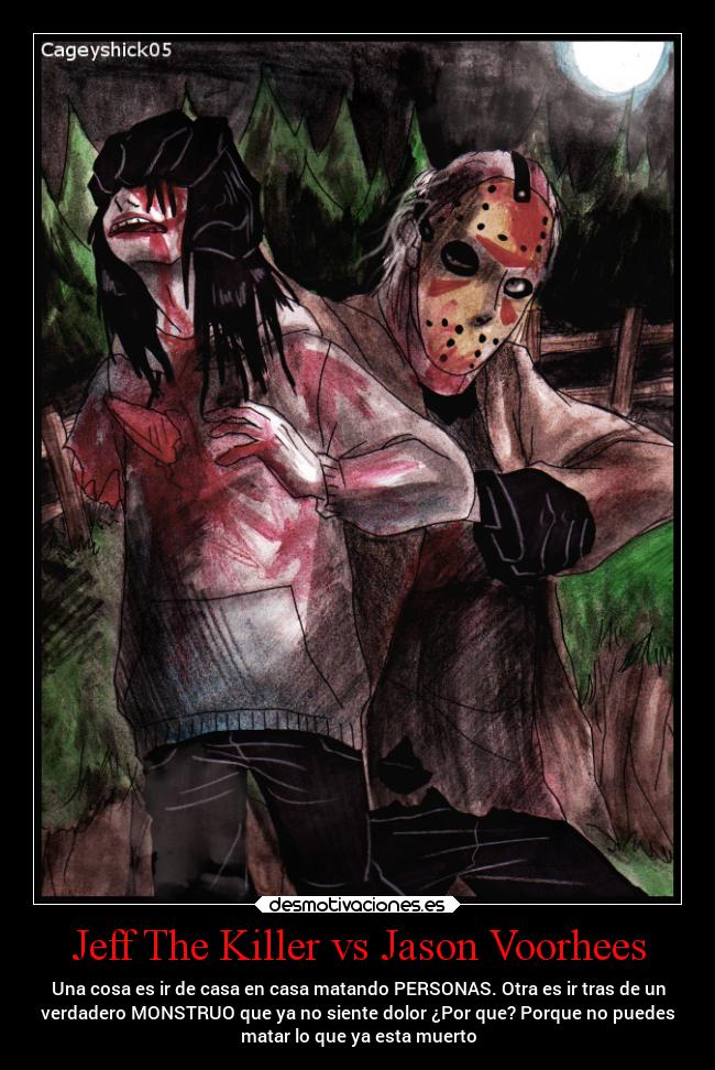 carteles imposible enemigo dolor desmotivaciones jasonvoorhees desmotivaciones