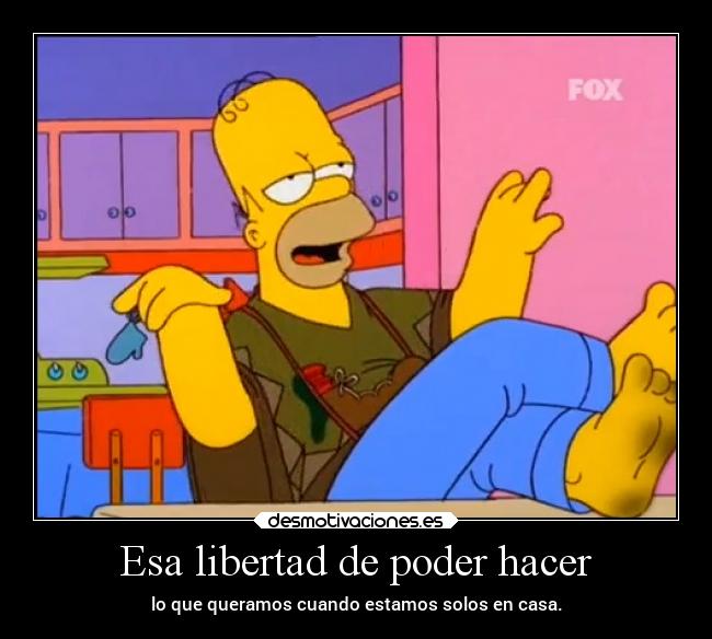 Esa libertad de poder hacer -
