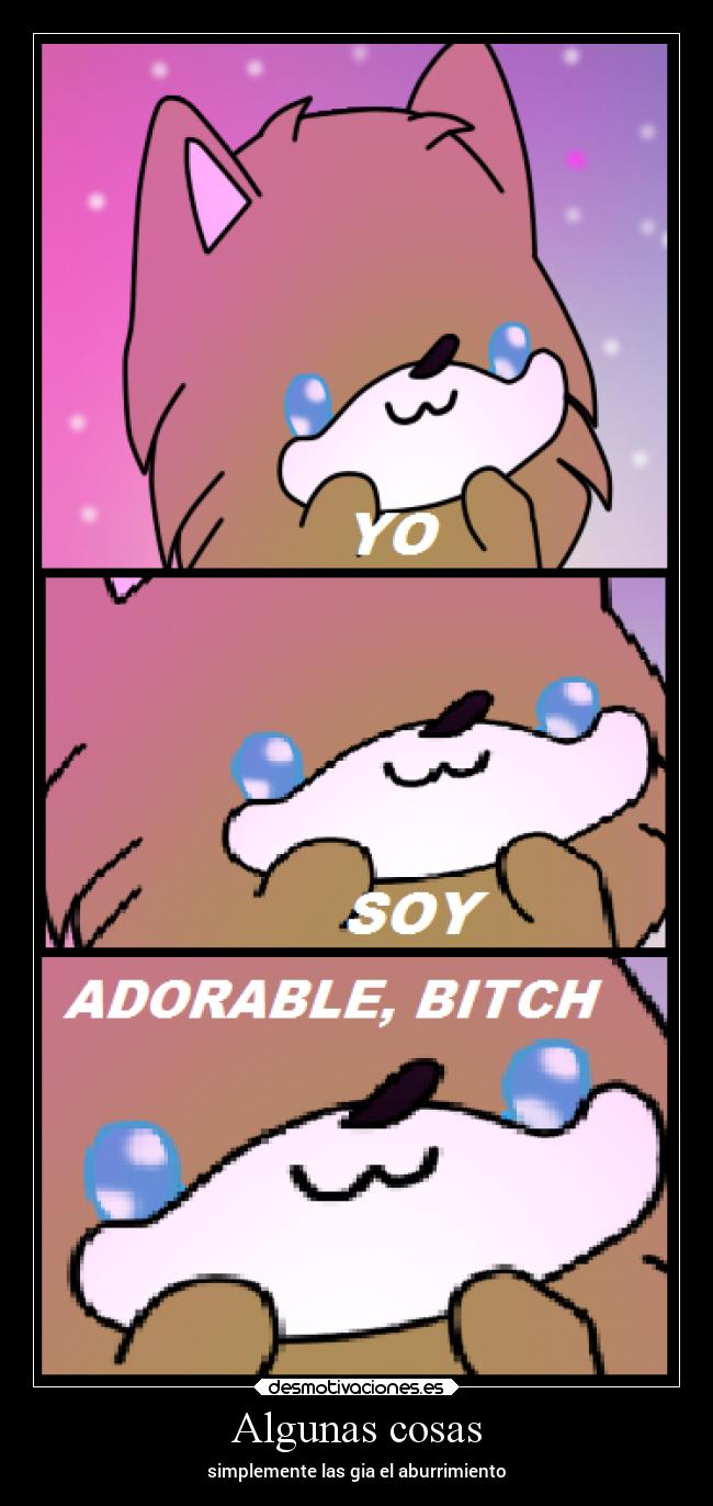 Algunas cosas - simplemente las gia el aburrimiento
