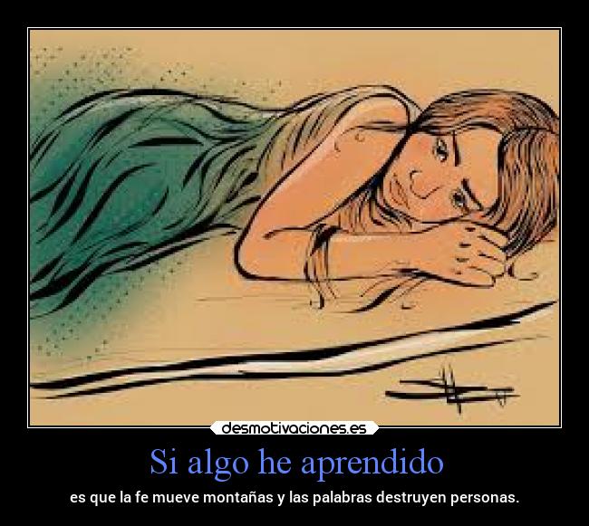 Si algo he aprendido - 