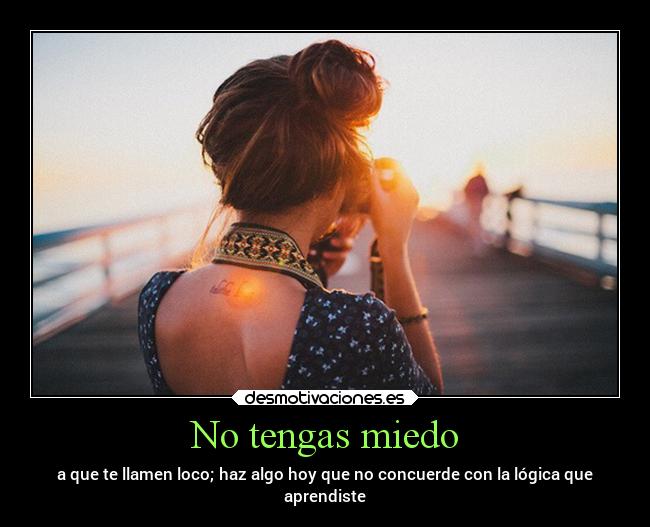 No tengas miedo - 