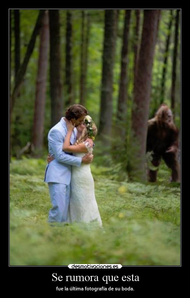 Se rumora que esta - fue la última fotografía de su boda.