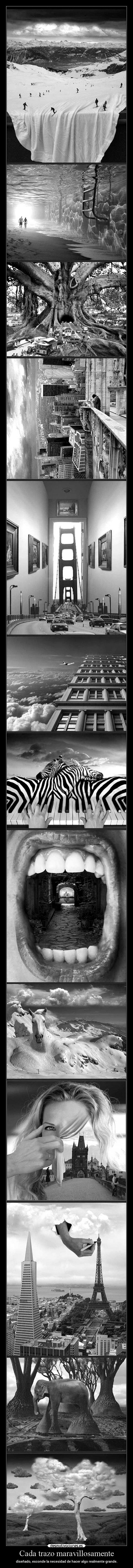 Cada trazo maravillosamente -