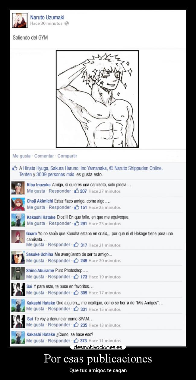 Por esas publicaciones -