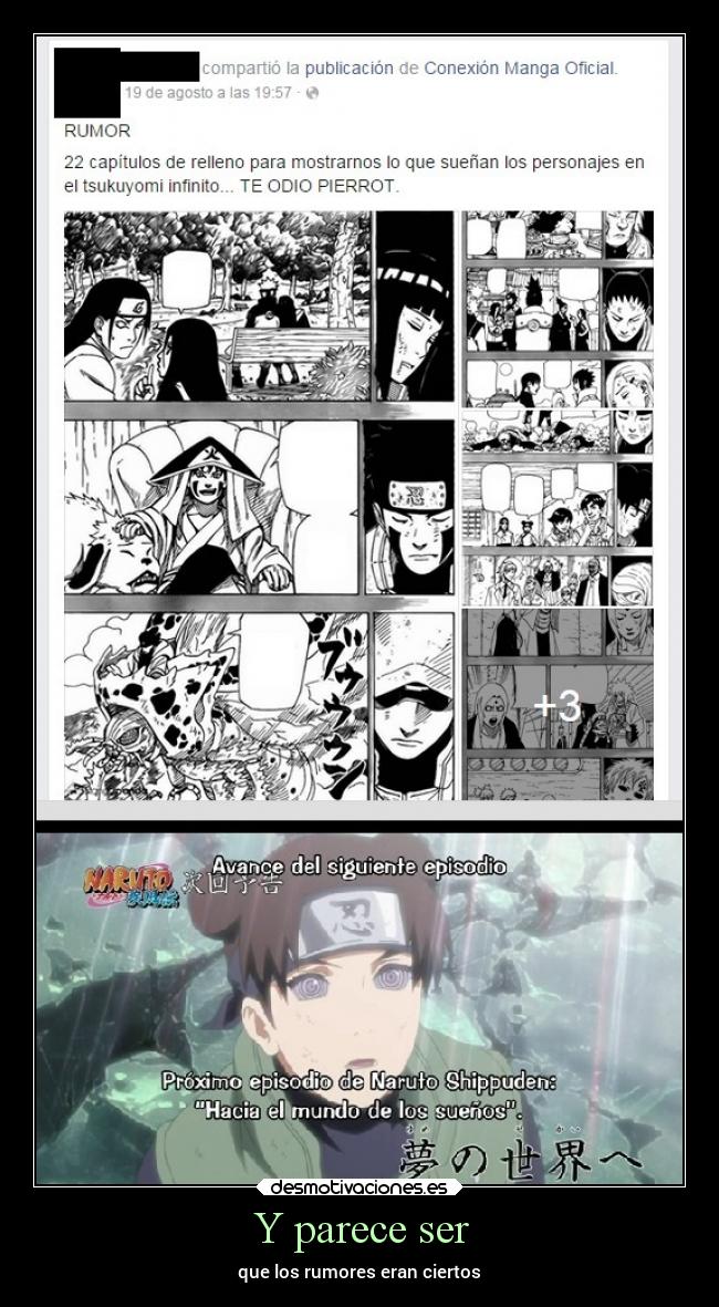 Y parece ser - que los rumores eran ciertos