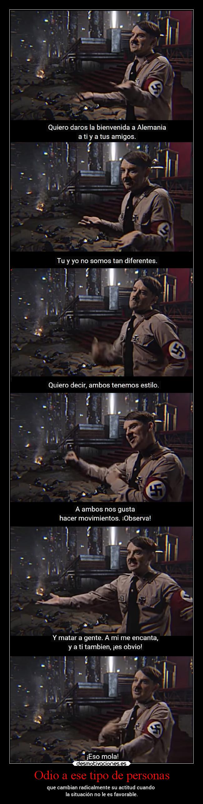 Odio a ese tipo de personas -