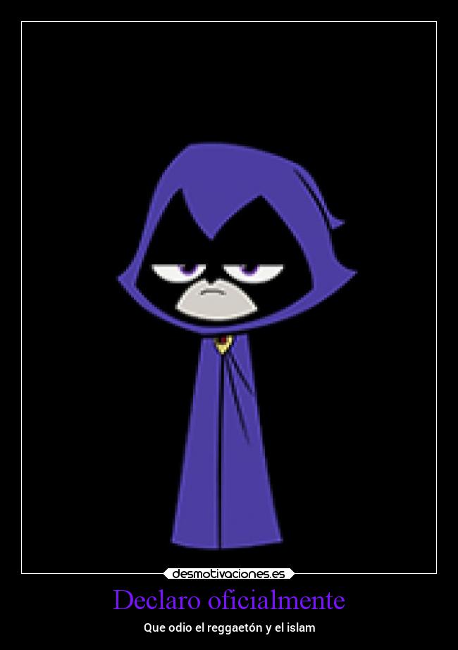 Declaro oficialmente -