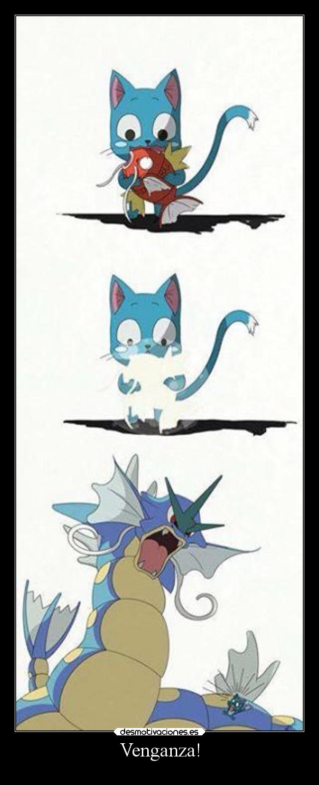 carteles pokemon anime magikarp gyarados happy fairytail fairy tail desmotivaciones