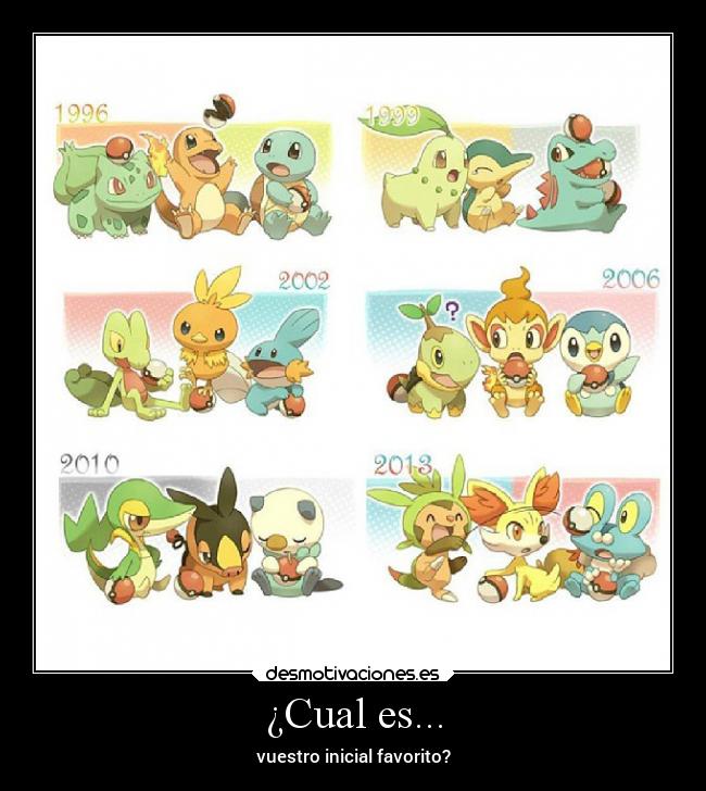 ¿Cual es... - vuestro inicial favorito?