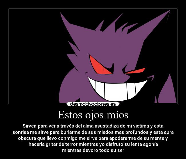 carteles pokemon muerte miedo gengar sombra desmotivaciones