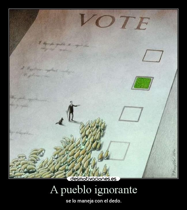 A pueblo ignorante - 