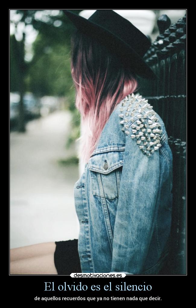 El olvido es el silencio - 