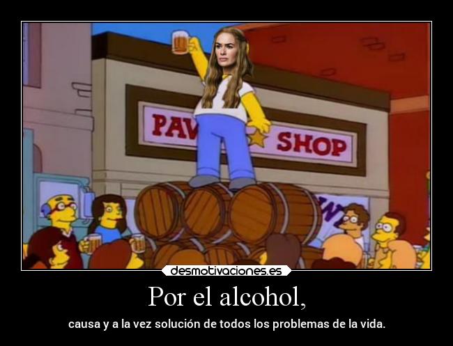 carteles simpsons cersei lannister desmotivaciones