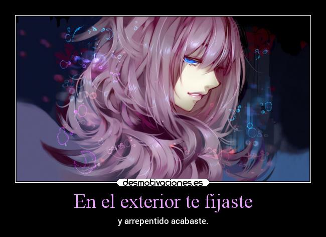 En el exterior te fijaste - 