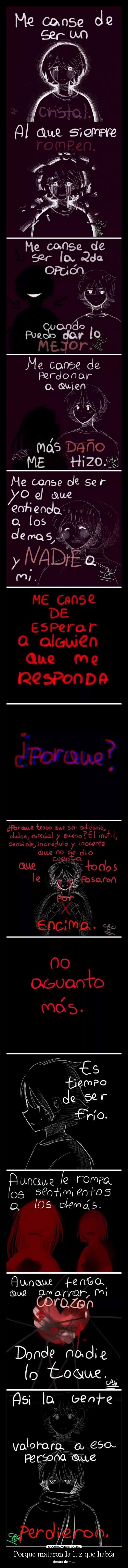 Porque mataron la luz que había -