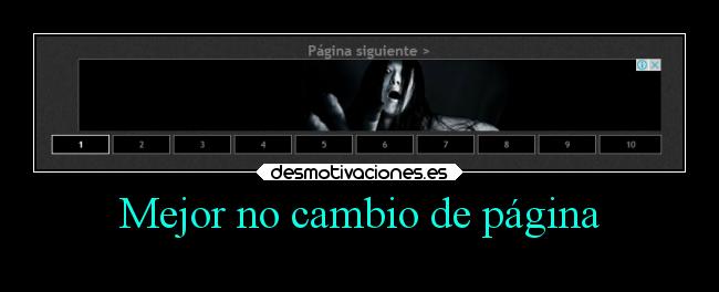 Mejor no cambio de página -