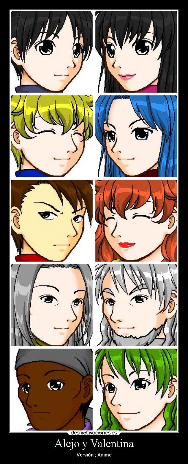 Alejo y Valentina - Versión ; Anime