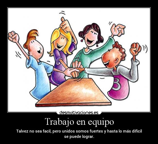 Trabajo en equipo -