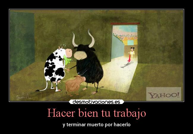 Hacer bien tu trabajo -