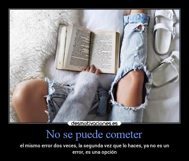 No se puede cometer -