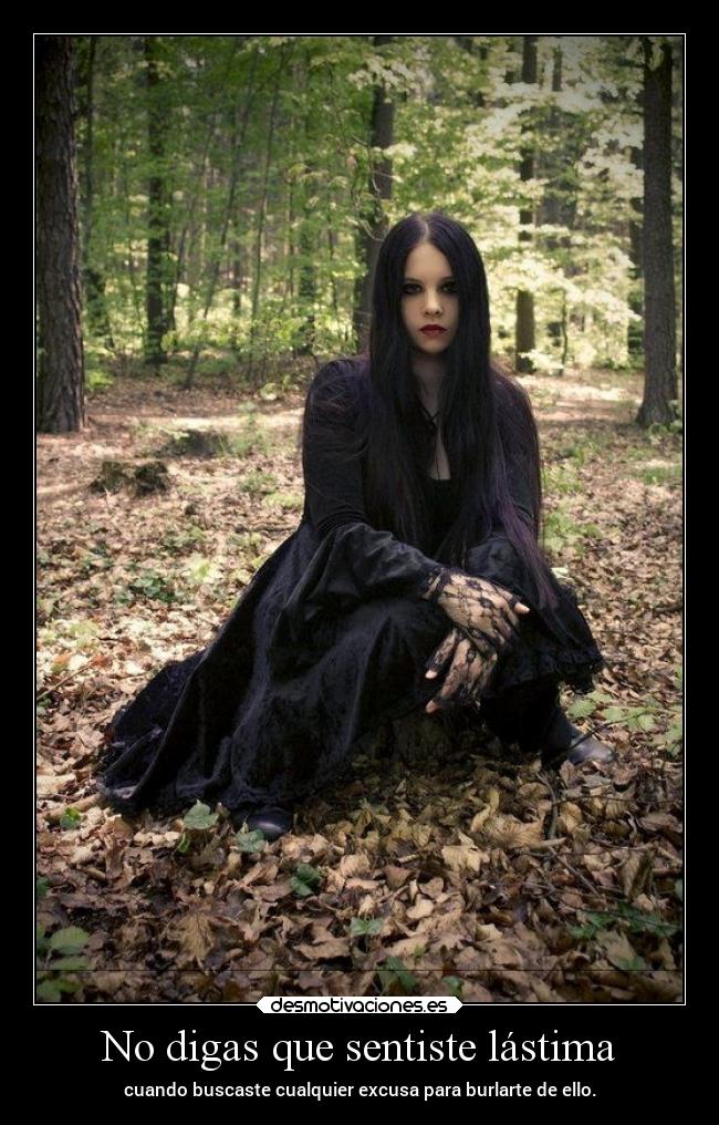 No digas que sentiste lástima - 