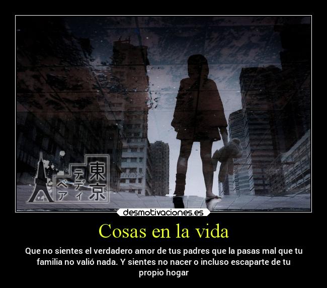 carteles vida desamor vida tristeza escaparte desmotivaciones