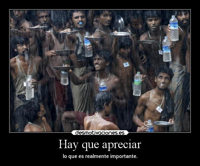 Hay que apreciar - 