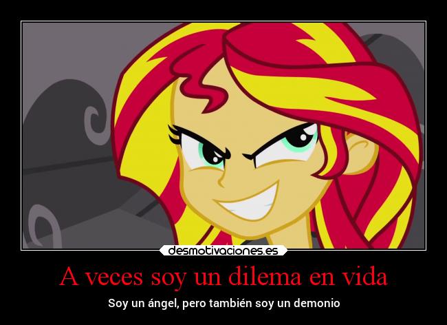 A veces soy un dilema en vida - 