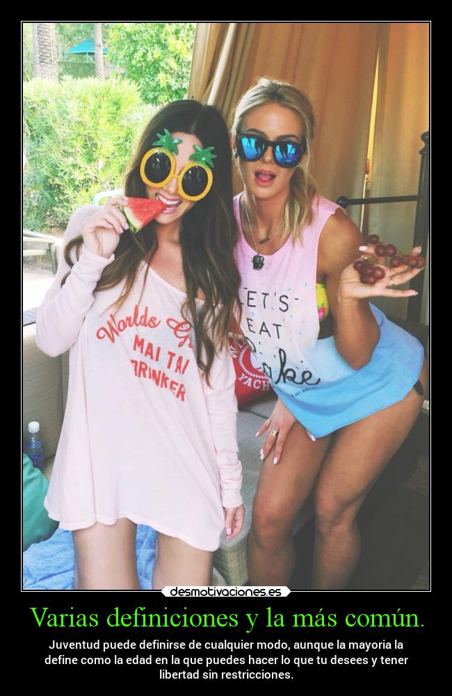 Varias definiciones y la más común. -