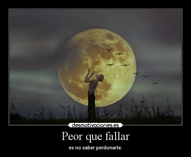 Peor que fallar -