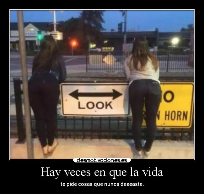 Hay veces en que la vida - 