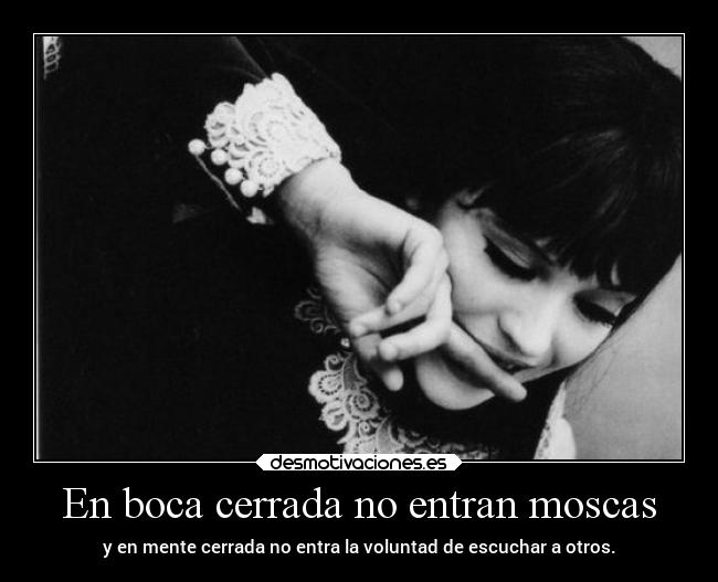 carteles vida mente cerrada escuchar otros puntosdevista desmotivaciones