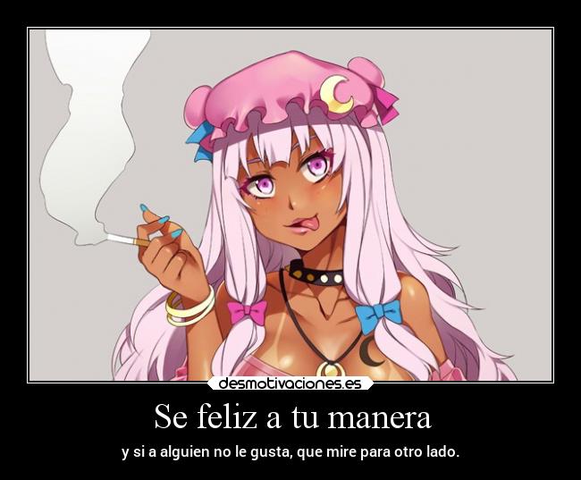 carteles vida mundo felicidad anime raptorhunters harukaze manga mizuryuukei touhou ganguro desmotivaciones