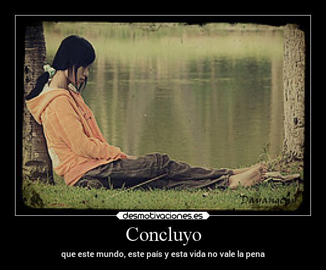 Concluyo -