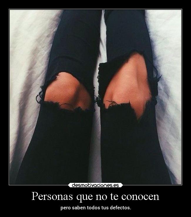 Personas que no te conocen -