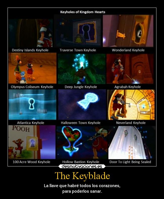 carteles videojuegos corazon anime kingdomhearts danieldats desmotivaciones