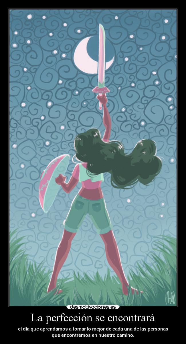 La perfección se encontrará -
