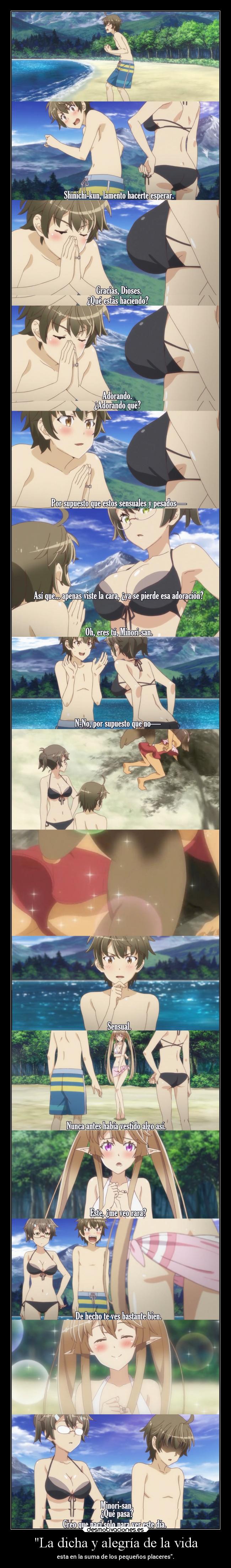 La dicha y alegría de la vida - 