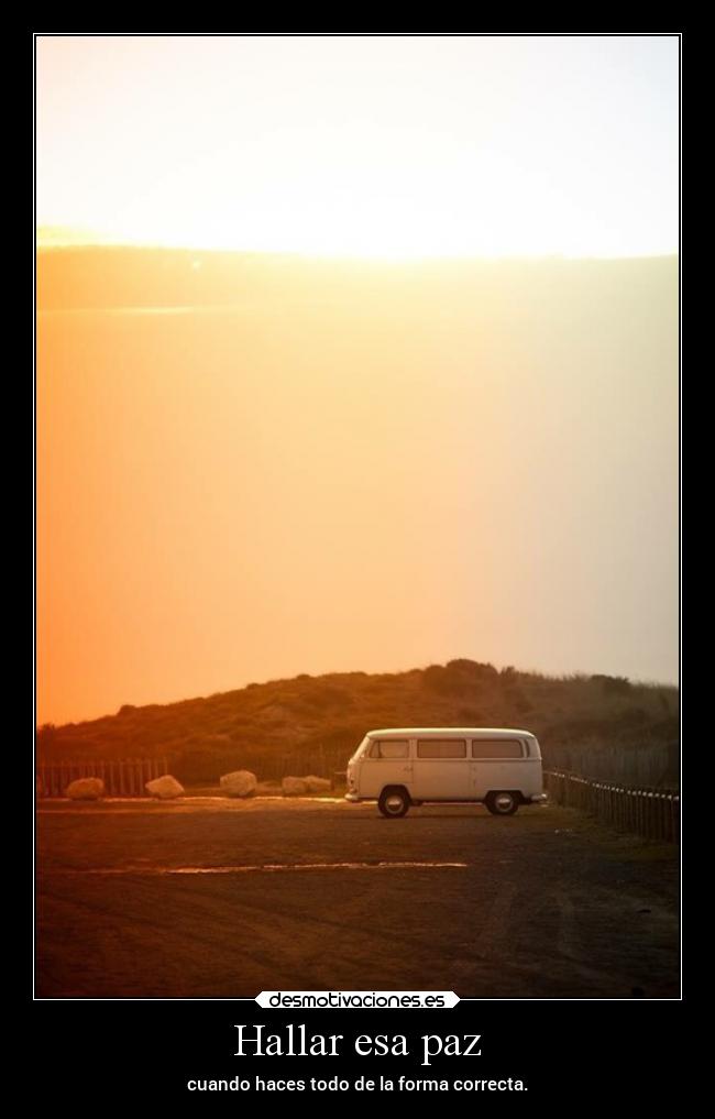 Hallar esa paz -