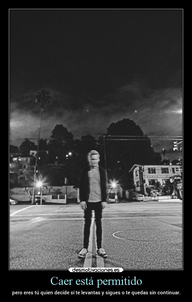 Caer está permitido -