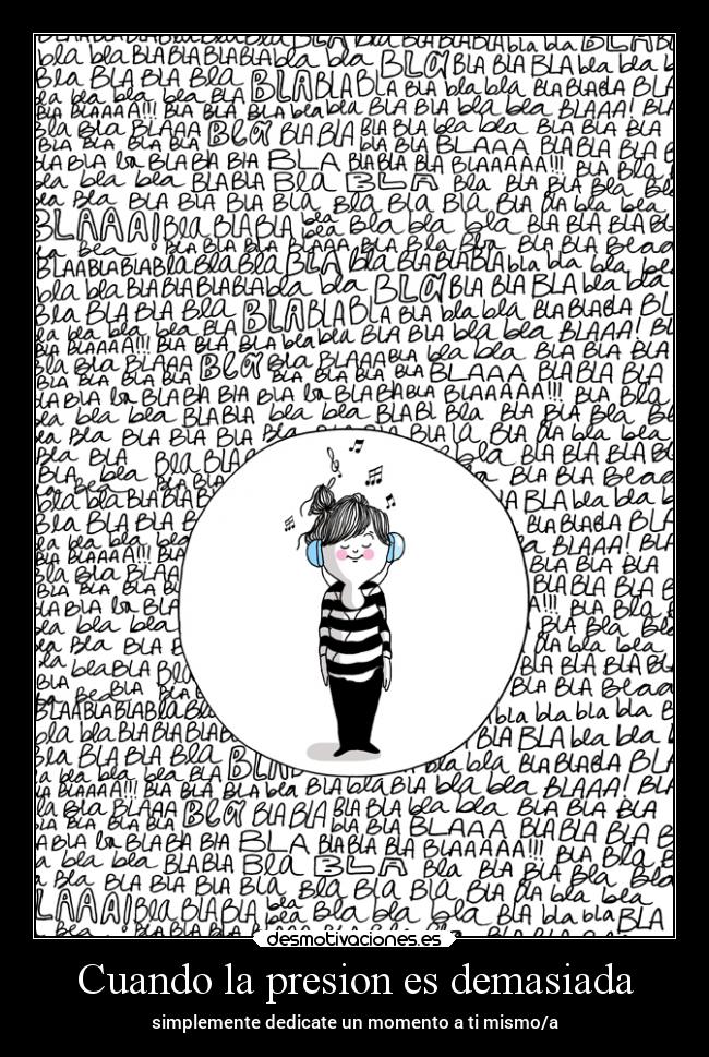 Cuando la presion es demasiada -