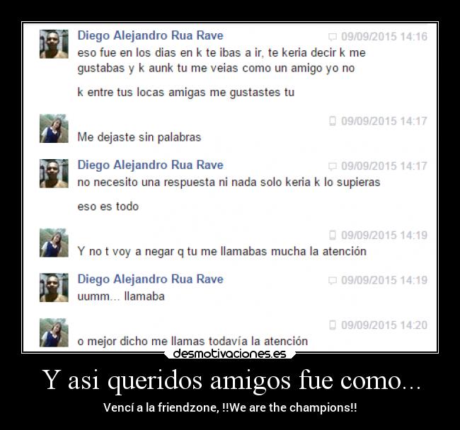 carteles amigos amor friendzone desmotivaciones