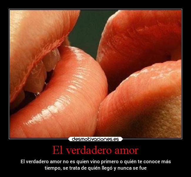 El verdadero amor -
