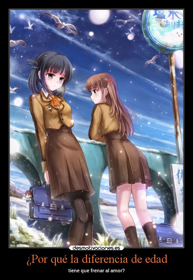 ¿Por qué la diferencia de edad - 
