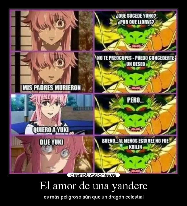 El amor de una yandere - es más peligroso aún que un dragón celestial