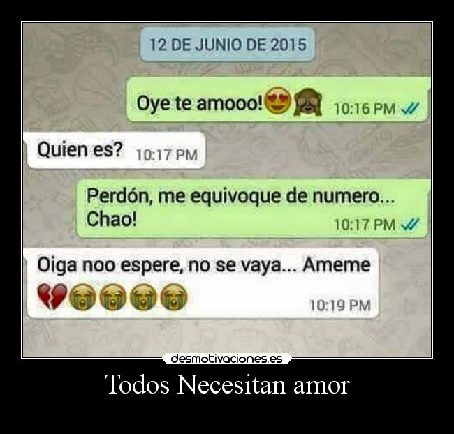 Todos Necesitan amor -