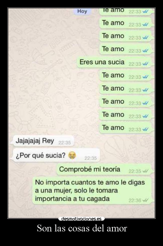 Son las cosas del amor -