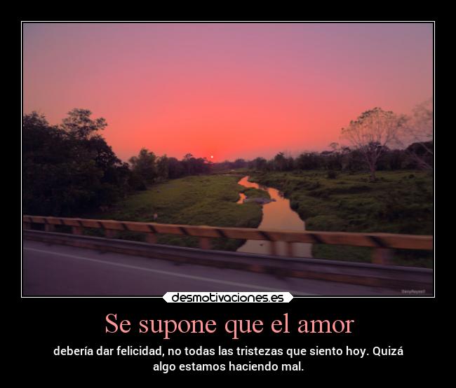 Se supone que el amor - 